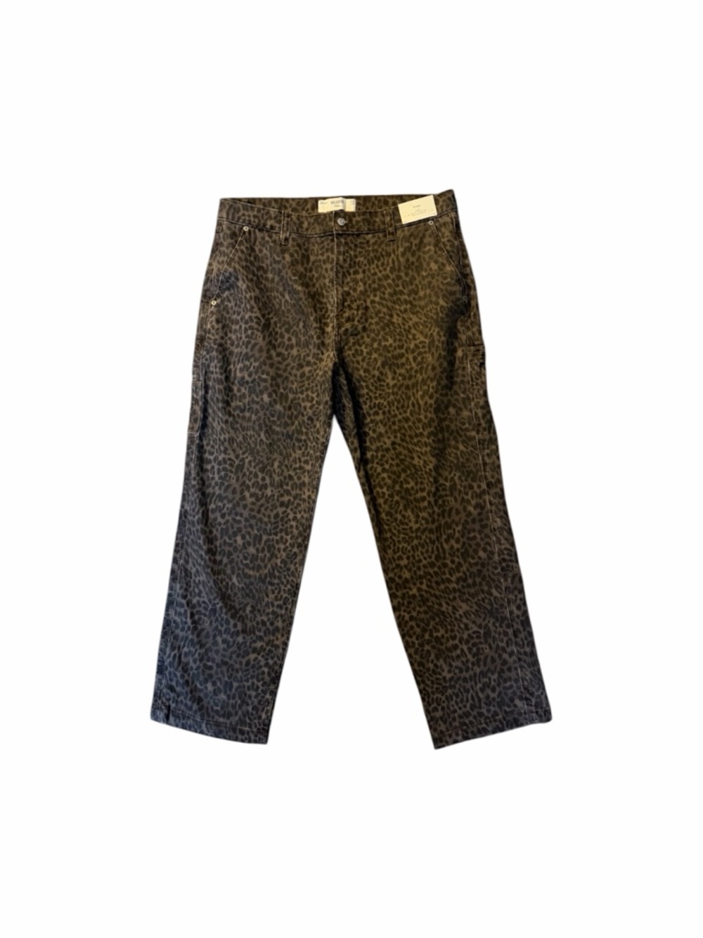 Hollister Leopard Print Baggy Painter Jeans